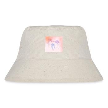 Pastelltraum Quallen - Stanley/Stella recycelter Bucket Hat - Naturweiß - Vorne