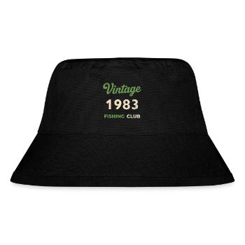 Vintage 1983 – Année de naissance rétro du club de pêche - Bob recyclé Stanley/Stella - noir - Devant