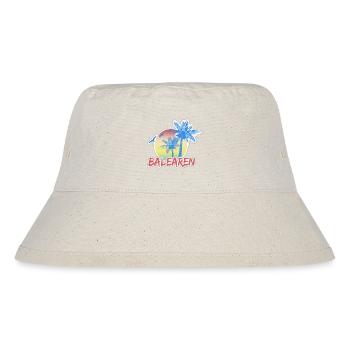 Balearic Islands Holidays - Stanley/Stella Recycled Bucket Hat - natural - Front