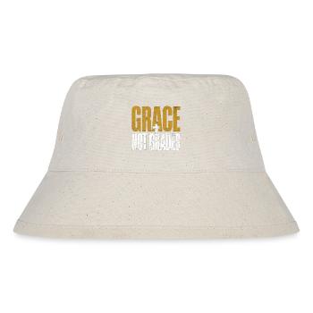 Grace Not Grades Christlicher Lehrer Jesus Glaube - Stanley/Stella recycelter Bucket Hat - Naturweiß - Vorne