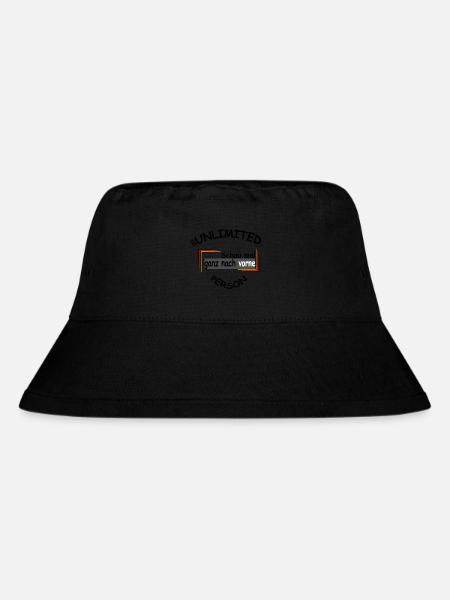 Look at the front - Stanley/Stella Recycled Bucket Hat - black
