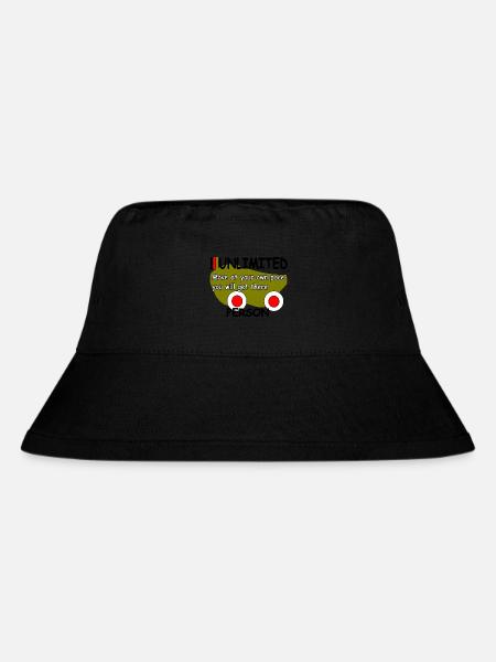 Move at your own pace you will get there - Stanley/Stella recycelter Bucket Hat - Schwarz