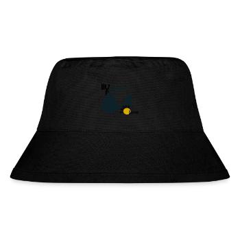 Peace and Love - Stanley/Stella Recycled Bucket Hat - black - Front