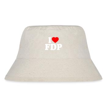 I love FDP - Stanley/Stella Recycled Bucket Hat - natural - Front