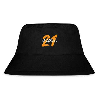 21 Million Bitcoin Blockchain Kryptowährung - Stanley/Stella recycelter Bucket Hat - Schwarz - Vorne