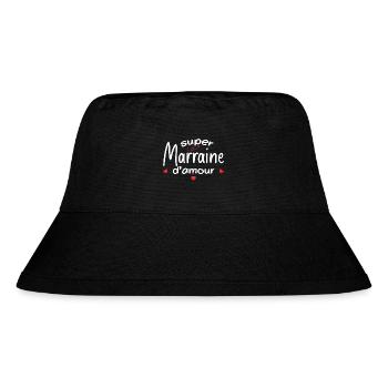 Marraine D'amour - Cadeau Meilleure Marraine - Bob recyclé Stanley/Stella - noir - Devant