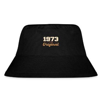 1973 Vintage Anniversary Retro Gift 1973 - Stanley/Stella Recycled Bucket Hat - black - Front