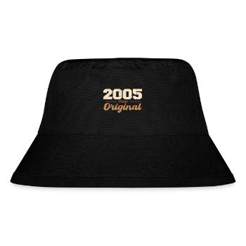 2005 Vintage Anniversary Retro Gift 2005 - Stanley/Stella Recycled Bucket Hat - black - Front