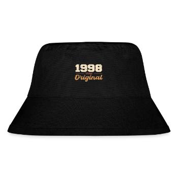 1998 Vintage Anniversary Retro Gift 1998 - Stanley/Stella Recycled Bucket Hat - black - Front