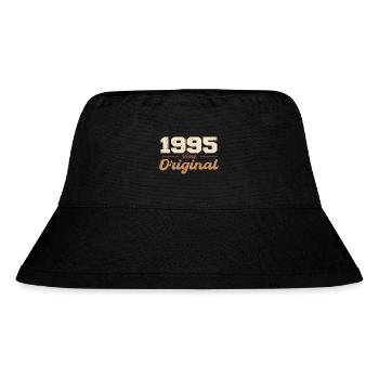 1995 Vintage Anniversary Retro Gift 1995 - Stanley/Stella Recycled Bucket Hat - black - Front