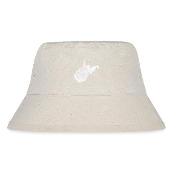 West Virginia - Stanley/Stella recycelter Bucket Hat - Naturweiß - Vorne