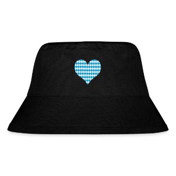 BAYERN - Stanley/Stella recycelter Bucket Hat - Schwarz - Vorne