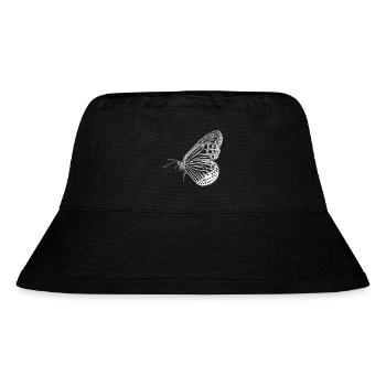 Schmetterling - Stanley/Stella recycelter Bucket Hat - Schwarz - Vorne