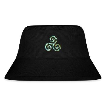keltisches symbol 1 triskele e 241 - Stanley/Stella recycelter Bucket Hat - Schwarz - Vorne