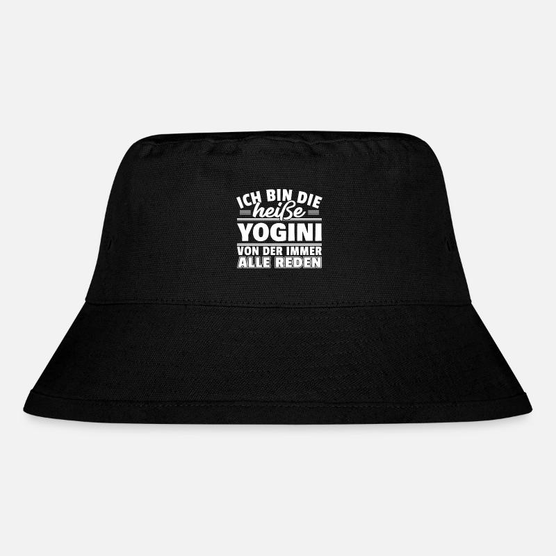 Heiße Yogini - Stanley/Stella recycelter Bucket Hat - Schwarz