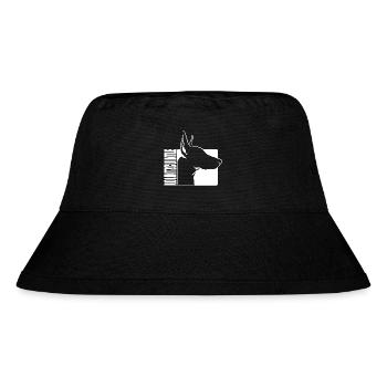 Xoloitzcuintle Profil Hund Hunde Wilsigns - Stanley/Stella recycelter Bucket Hat - Schwarz - Vorne