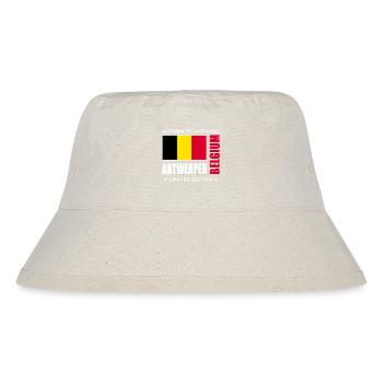 Antwerpen - Stanley/Stella recycelter Bucket Hat - Naturweiß - Vorne
