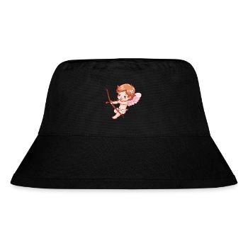 Ange de la Saint-Valentin en amour Cupidon - Bob recyclé Stanley/Stella - noir - Devant