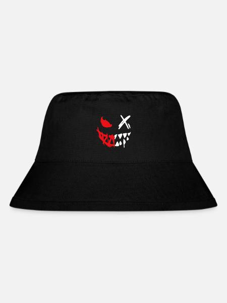 Halloween Smile Bloody Desgin - Stanley/Stella recycelter Bucket Hat - Schwarz
