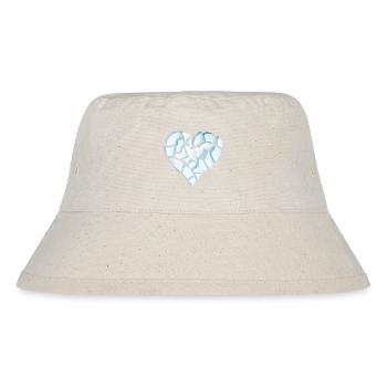 Cœur brisé de glace – Forme Cœur brisé - Bob recyclé Stanley/Stella - blanc naturel - Devant