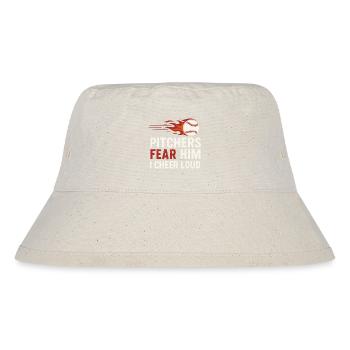 Boy Mom Baseball Proter Sohn Homerun Travel Team - Stanley/Stella recycelter Bucket Hat - Naturweiß - Vorne