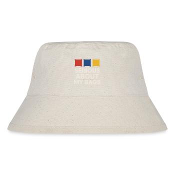 Cornhole Refere Offizielles Schiedsrichter - Stanley/Stella recycelter Bucket Hat - Naturweiß - Vorne