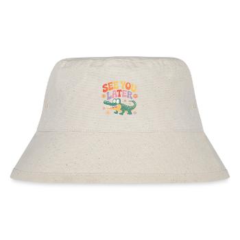 À plus tard Alligator Retro Cute - Bob recyclé Stanley/Stella - blanc naturel - Devant