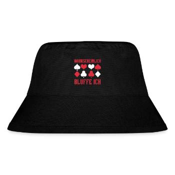 Poker, probablement que je bluffe - Bob recyclé Stanley/Stella - noir - Devant