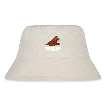 Bunny Easter Chocolate Bunny Funny - Stanley/Stella Recycled Bucket Hat - natural - Front