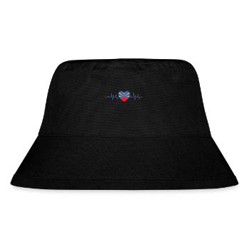 Idee cadeau souvenir drapeau de la Réunion 974 - Bob recyclé Stanley/Stella - noir - Devant