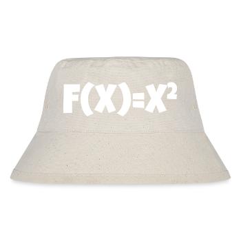 f(x) math equation - Stanley/Stella Recycled Bucket Hat - natural - Front