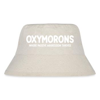Oxymore Enseignant Professeur De Lettres Anglais - Bob recyclé Stanley/Stella - blanc naturel - Devant
