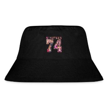 NINETEEN 1974 B - Stanley/Stella Recycled Bucket Hat - black - Front