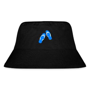 beach strand summer sommer vacation urlaub300 - Stanley/Stella recycelter Bucket Hat - Schwarz - Vorne