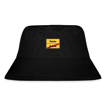 Glückwunsch zur Rente! Schluss mit Arbeit! - Stanley/Stella recycelter Bucket Hat - Schwarz - Vorne