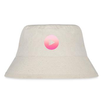 Simple simple pink supeer design/symbol - Stanley/Stella Recycled Bucket Hat - natural - Front