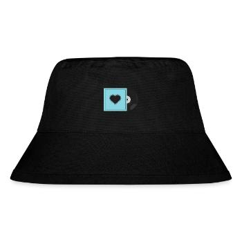 vinyl record - Stanley/Stella Recycled Bucket Hat - black - Front