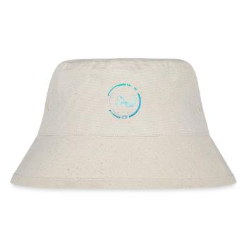 Menschenkopfröntgenbild - Stanley/Stella recycelter Bucket Hat - Naturweiß - Vorne