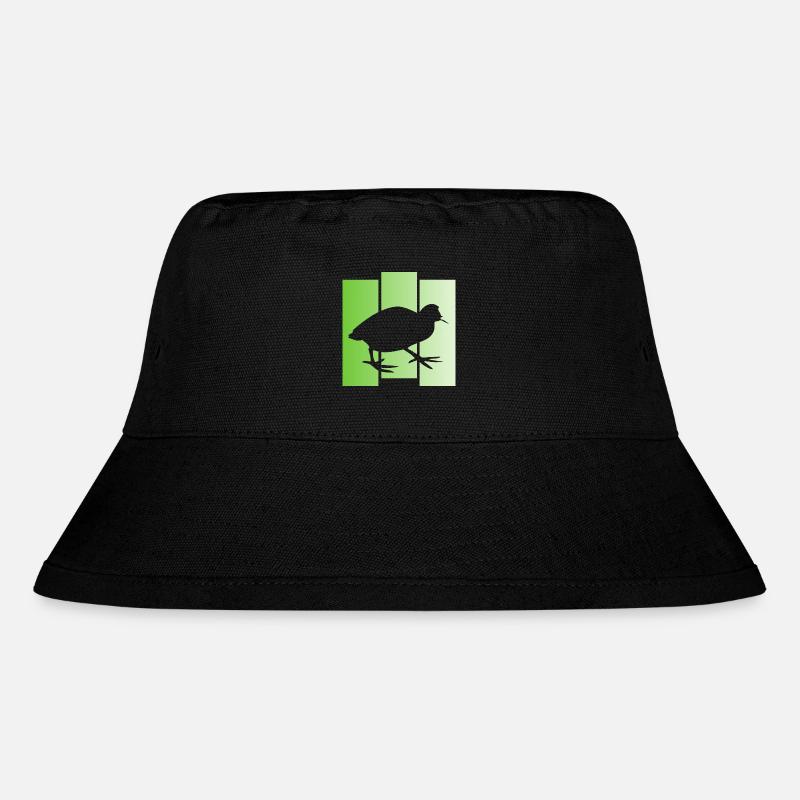 Blässhuhn - Stanley/Stella recycelter Bucket Hat - Schwarz