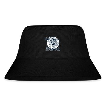 Rostock - Wikinger - Stanley/Stella recycelter Bucket Hat - Schwarz - Vorne