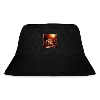Wonderful dragon at night - Stanley/Stella Recycled Bucket Hat - black - Front