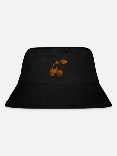traktor landwirtschaft spielzeug - Stanley/Stella recycelter Bucket Hat - Schwarz