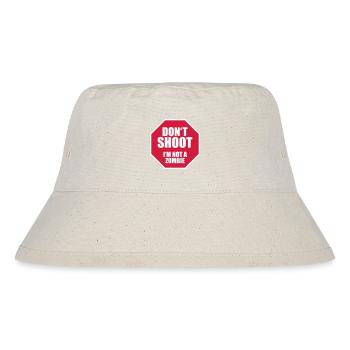 Nicht schießen, ich bin kein Zombie - Stanley/Stella recycelter Bucket Hat - Naturweiß - Vorne