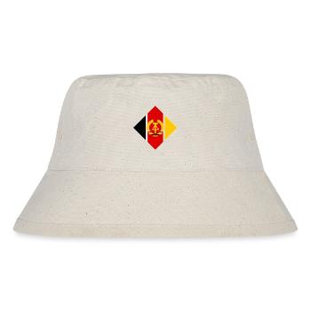 Abzeichen Luftstreitkräfte der NVA - Stanley/Stella recycelter Bucket Hat - Naturweiß - Vorne