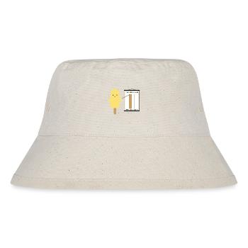 Spine skeleton humor - Stanley/Stella Recycled Bucket Hat - natural - Front
