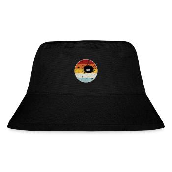 Retro spider fly insect nature walking insect - Stanley/Stella Recycled Bucket Hat - black - Front