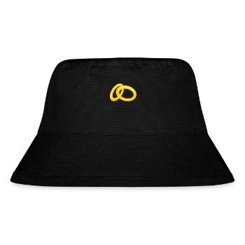 Eheringe - Stanley/Stella recycelter Bucket Hat - Schwarz - Vorne