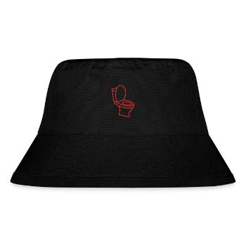 Toilet TOILET Humor Gift - Stanley/Stella Recycled Bucket Hat - black - Front