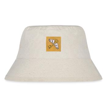 LSD Flying Keys Löschblatt - Stanley/Stella recycelter Bucket Hat - Naturweiß - Vorne