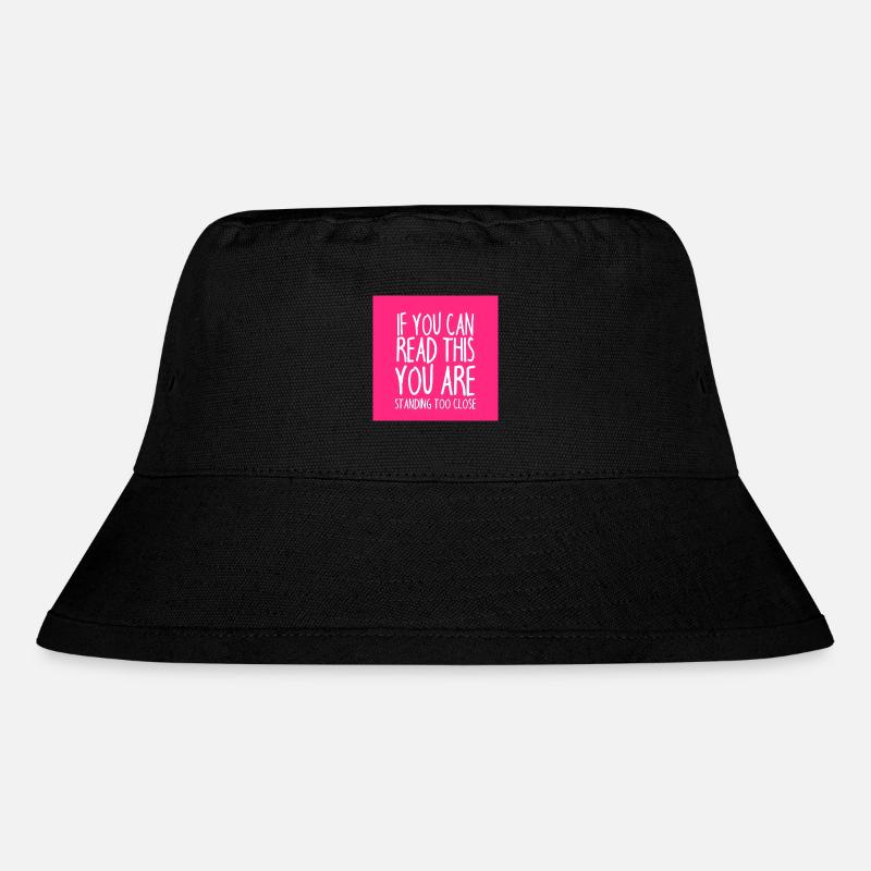 Mundschutz lustig Spruch - lustige Sprüche - Stanley/Stella recycelter Bucket Hat - Schwarz